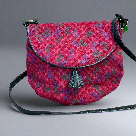 Vintage Bottega Veneta red print bag - Picture 1 of 5